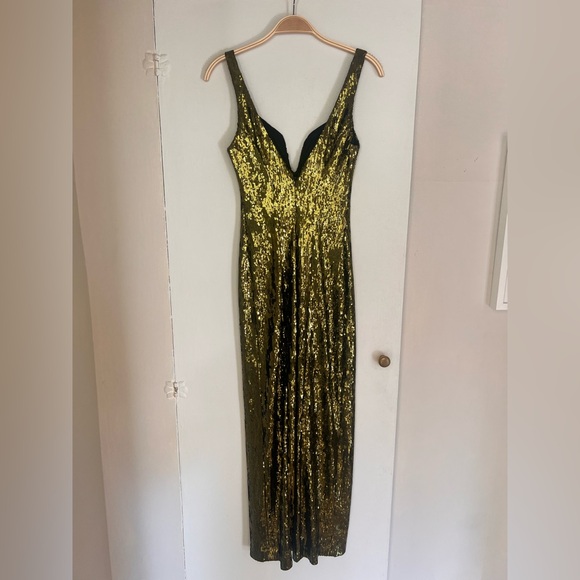 Galvan London Savannah Sequined Tulle Midi Dress - Picture 6 of 11